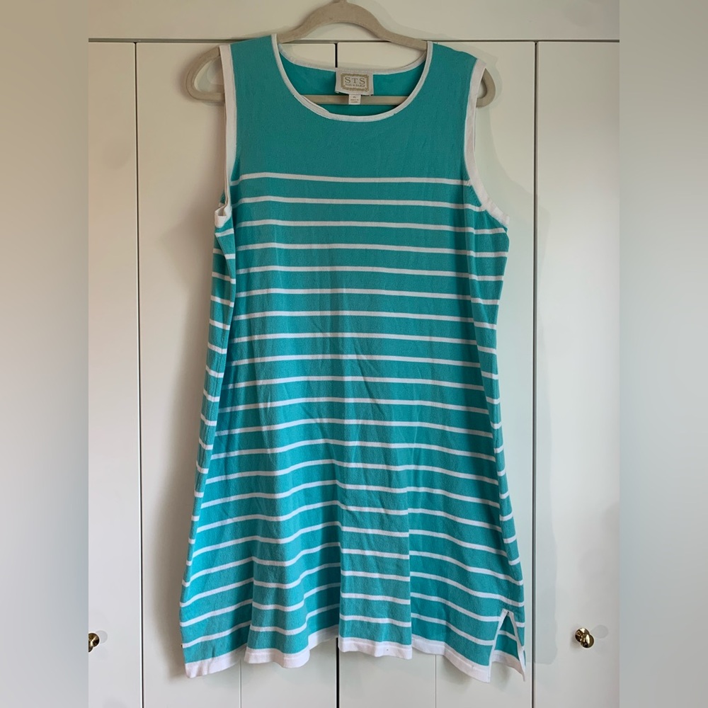 Sail to Sable Stripe Knit Tank Dress Size XL‎